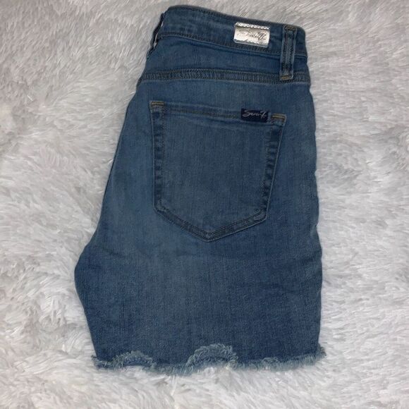 Seven Weekend Cut Off Jean Shorts Women’s Size 8 - Picture 13 of 15